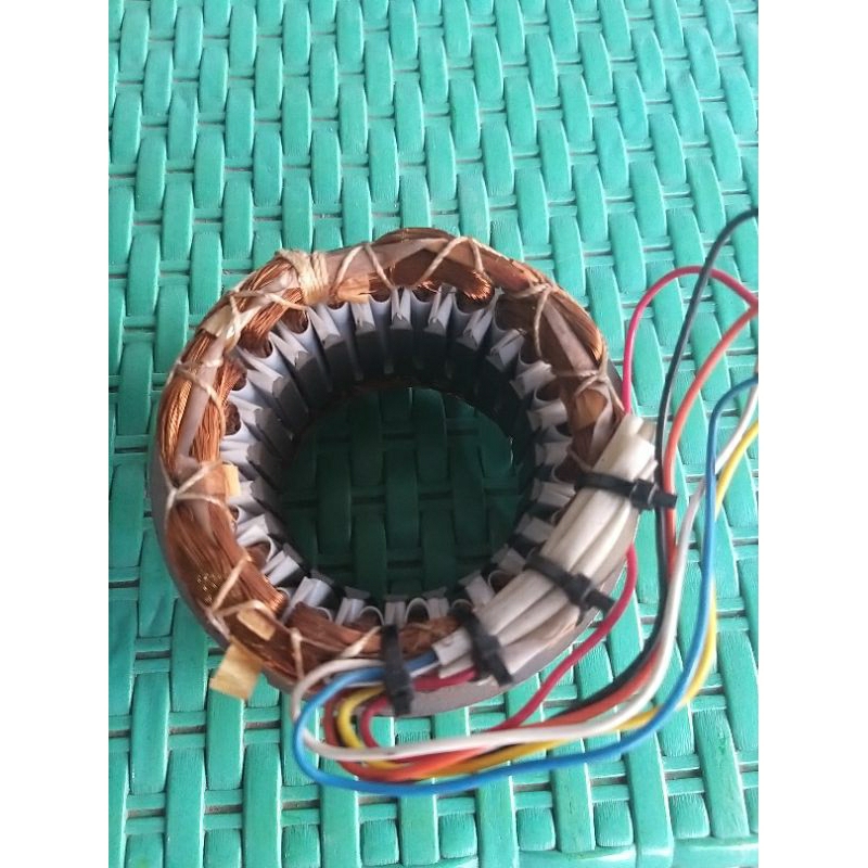 Stator Assy Kipas Angin Maspion PW 500,501, 503 tebal 2,5cm. Tembaga 100%