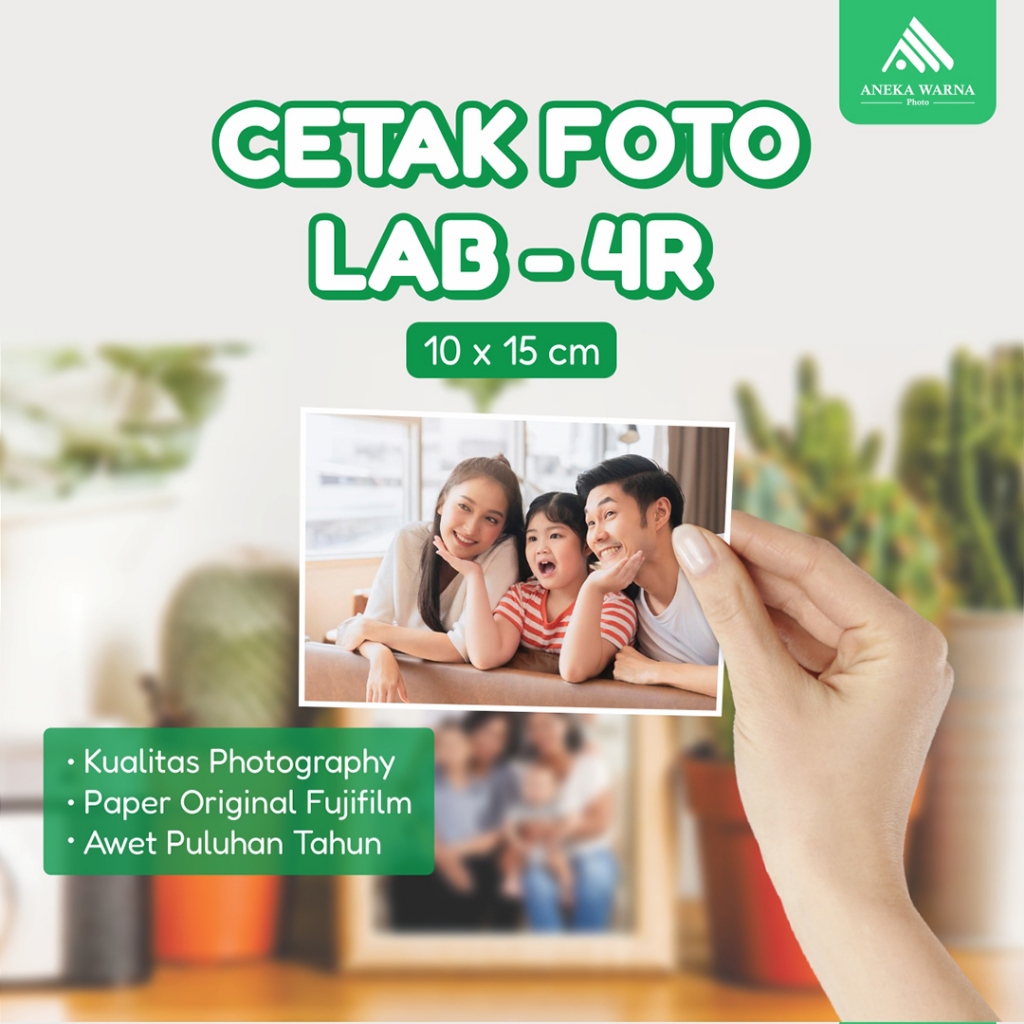 Cetak Foto 4R - Paper Original Fujifilm - Aneka Warna Photo