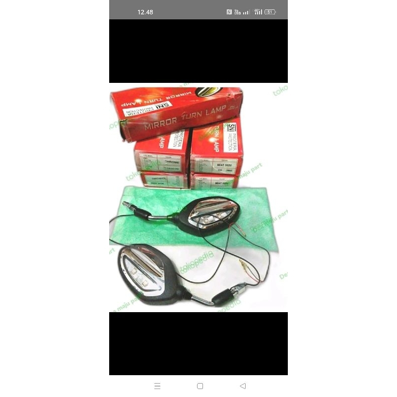 spion lampu beat, vario