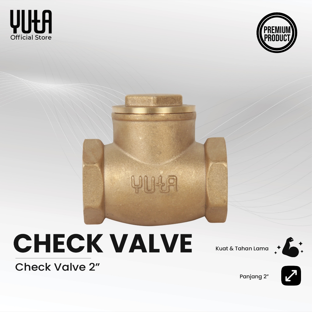 YUTA Stop Kran / Check Valve 125 Psi 2 Inch