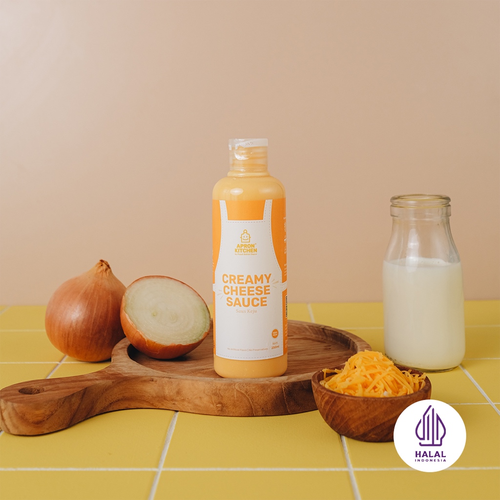 

Apron Kitchen Keju Creamy Cheese Saus Bumbu Masak 250ml