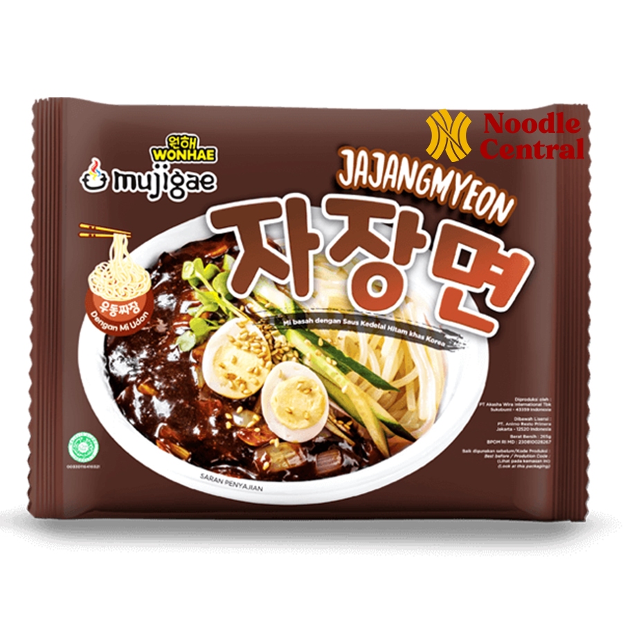 Mujigae - jajangmyeon Mie Korea Saus Kedelai Hitam 265gr halal