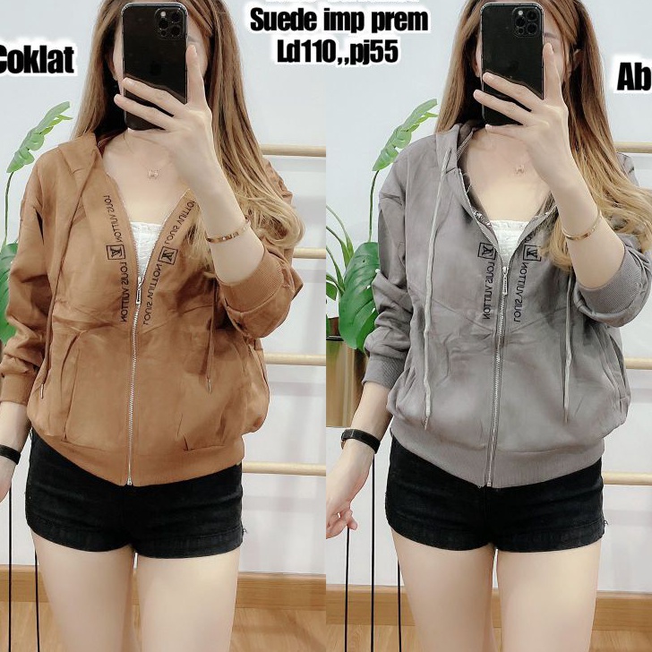 Dapatkan JAKET CANTIK SUEDE TEBAL FTQ
