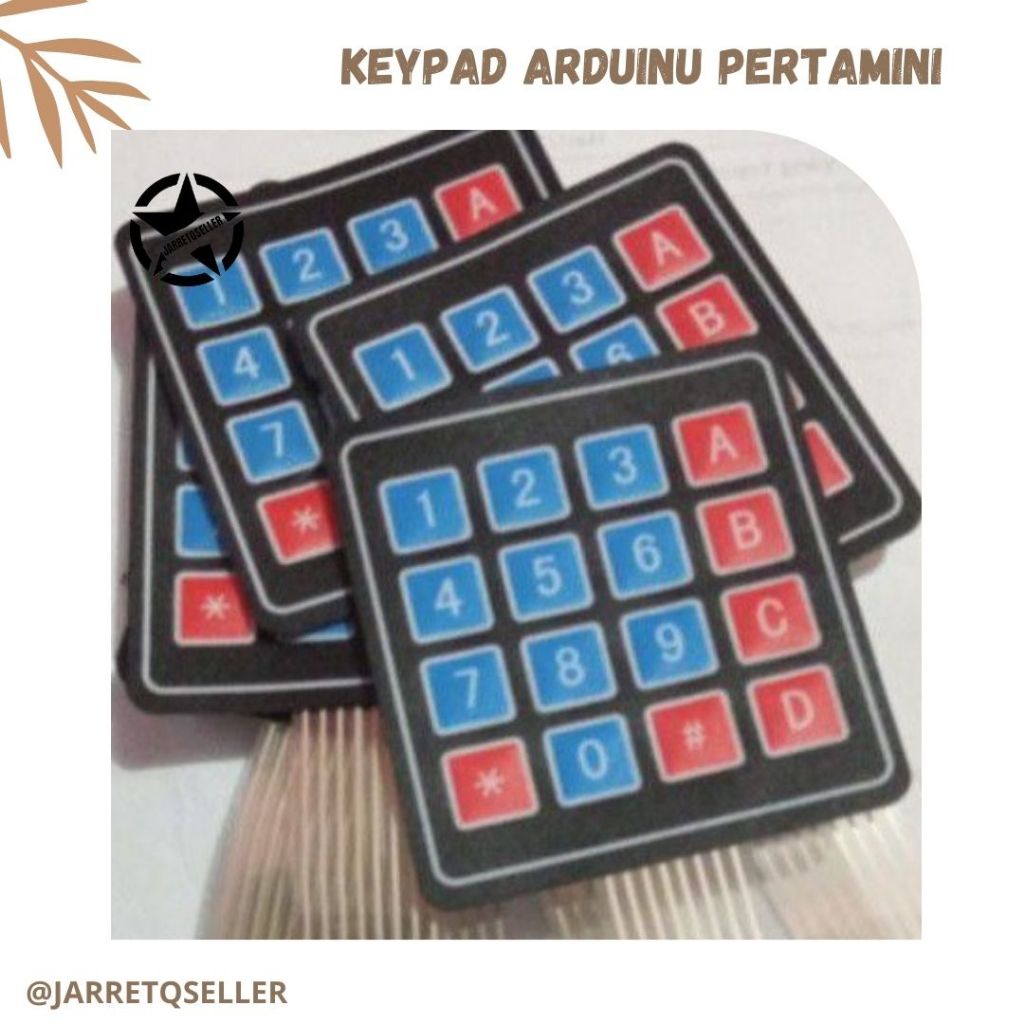 🆕 Keypad Arduinu Pertamini || Keypad Pertamini Pom Mini 4 x 4 || ORIGINAL TOMBOL KEYPAD