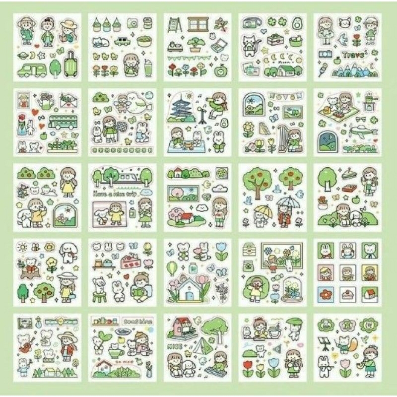 

stiker momo 21 lembar