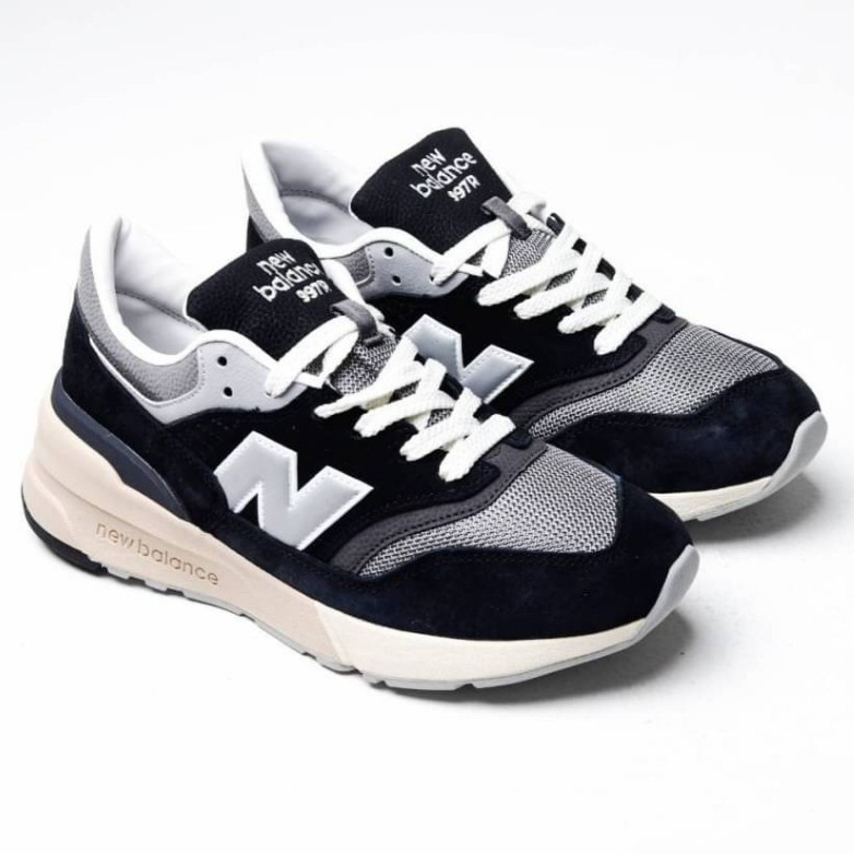 Sepatu New Balance 997H Black Grey Hitam Abu U997RHC 997 Sneakers Pria Sport Olahraga Running Lari