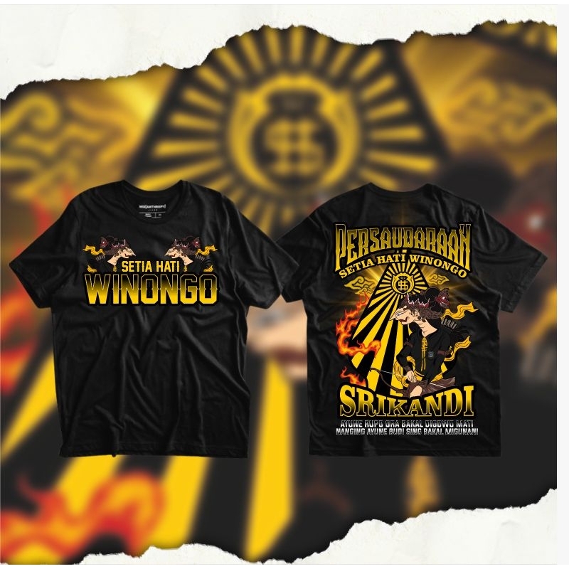 Kaos Srikandi PSHW desain terbaru Distro Dtf sablon anti luntur
