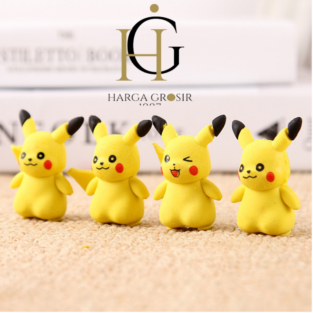 

Penghapus pokemon satuan pikachu free plastik alat tulis sekolah lucu imut warna kuning bisa cod