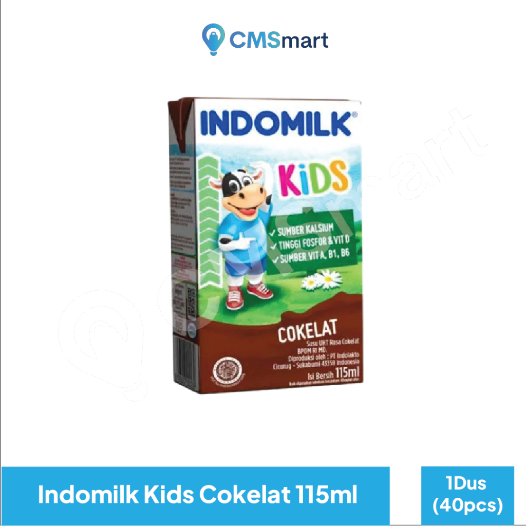 

Indomilk Susu UHT Kids Rasa Coklat 115mlx40 (1 Karton)