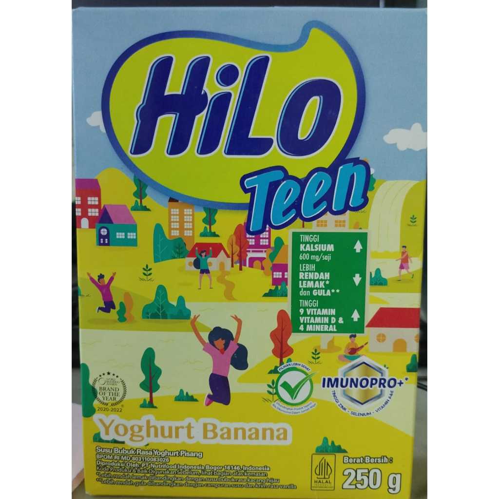 

Hilo Teen Yoghurt Banana 250gr