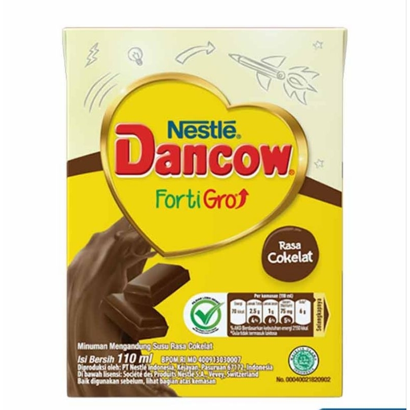 

DANCOW Fortigro Susu UHT Coklat Stroberi Vanilla 110ml