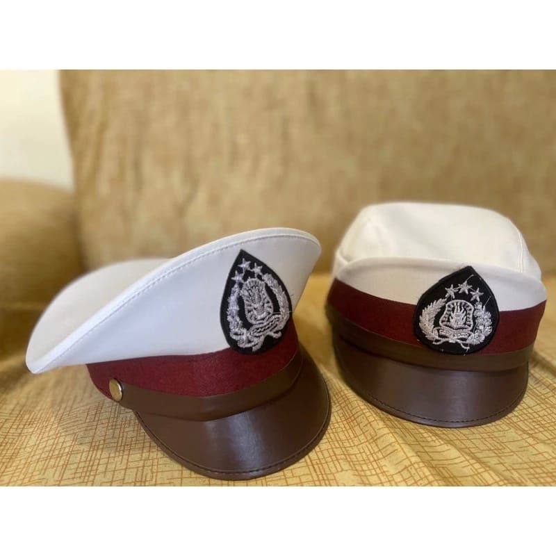topi pocil / topi  tk / topi polisi anak / topi polisi tk