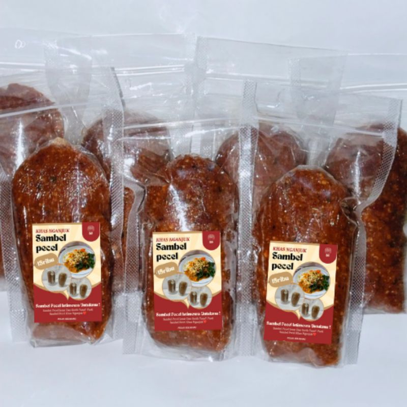 

Sambal Pecel Nganjuk Asli Rasa Pedas Homemade 250gr x 2pcs