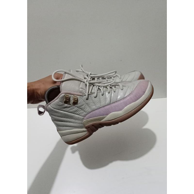 Sepatu Nike Air Jordan 12 Retro GG Plum FOG Second Original 38