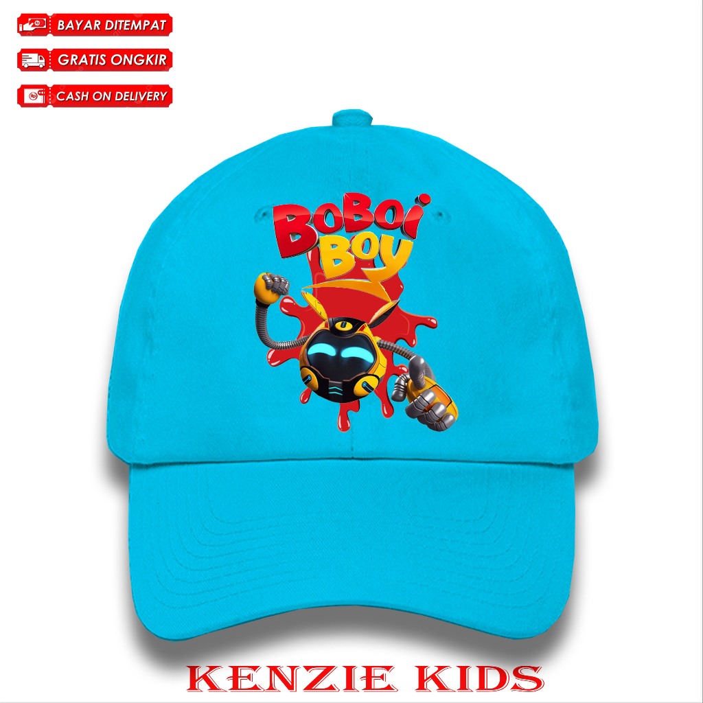 TOPI BASSEBALL ANAK MOTIF ROBOT CS BOBOIBOY