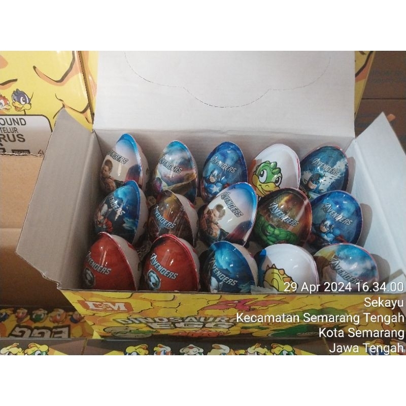

Coklat Compound Telur Dinosaurus Egg Berhadiah Box Isi 30 Pcs