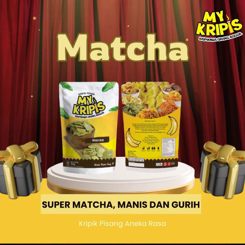 

CEMILANKU - My Kripis Matcha (150gr) - Kripik Pisang Kripiknya Orang Bogor
