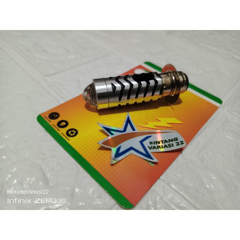 LAMPU LED MOTOR H6 LASER 2 WARNA | BOHLAM LED H6 LASER | H6