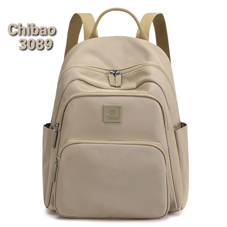 Chibao  Tas ransel CHIBAO 389 tas ransel wanita nilon waterproof ransel cewek ART U7H3