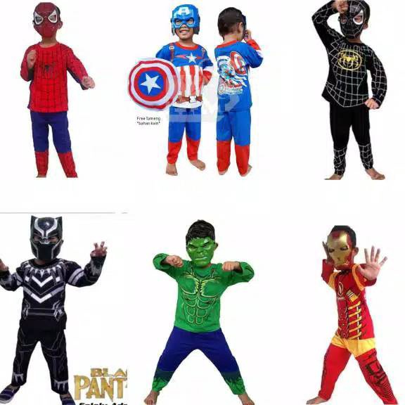 88 Kostum superhero avengers asemble  kostum superhero anakanak