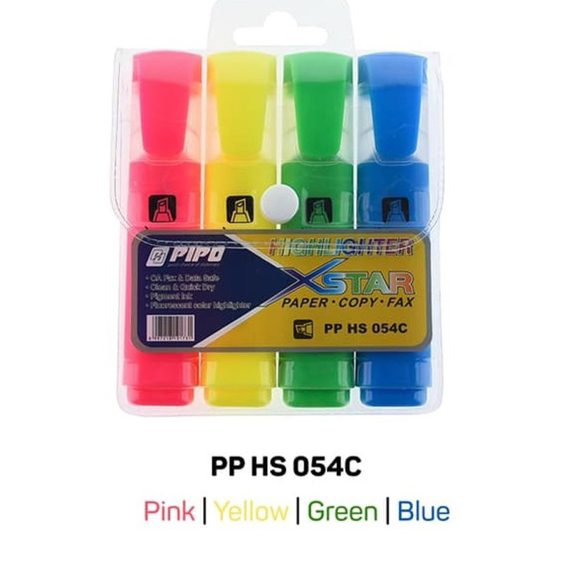 

Pipo Highlighter Stabilo PP HS 054c 1 set isi 4pcs