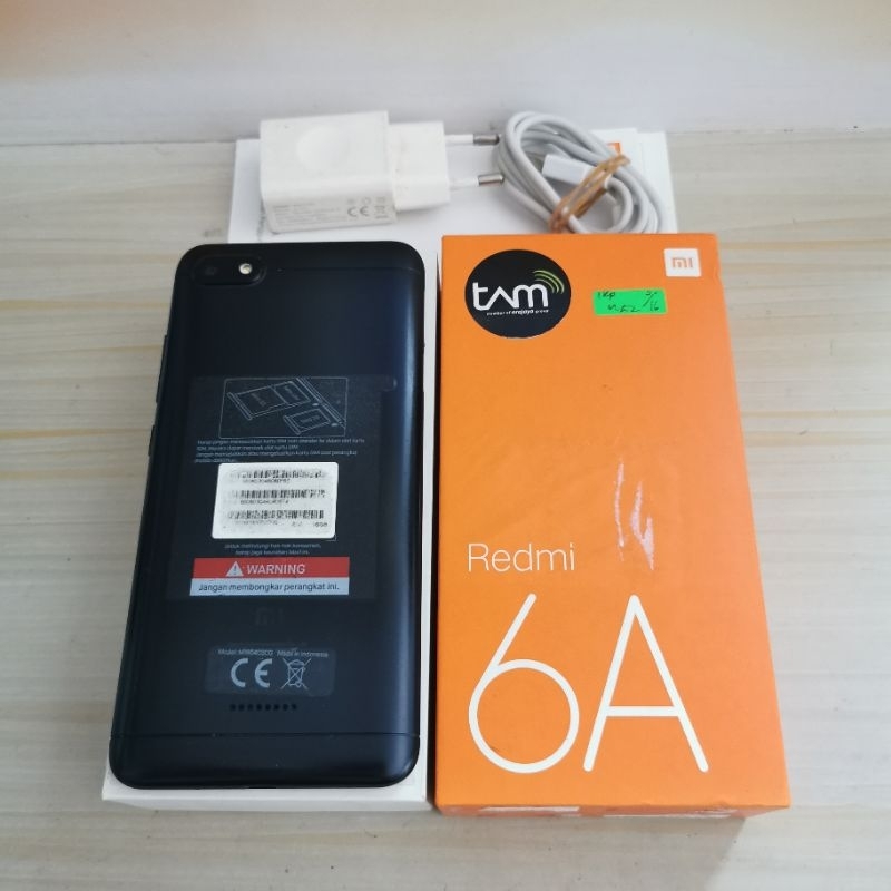 Redmi 6A ram 2GB 16GB Bekas - Fullset Resmi - second