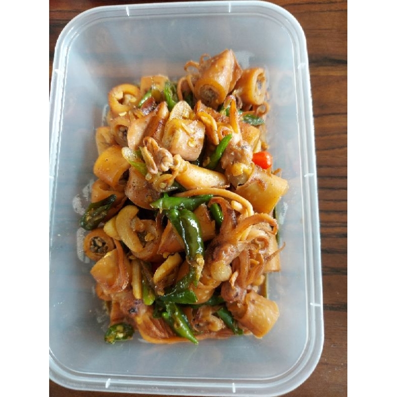

Cumi asin cabe ijo 250gr