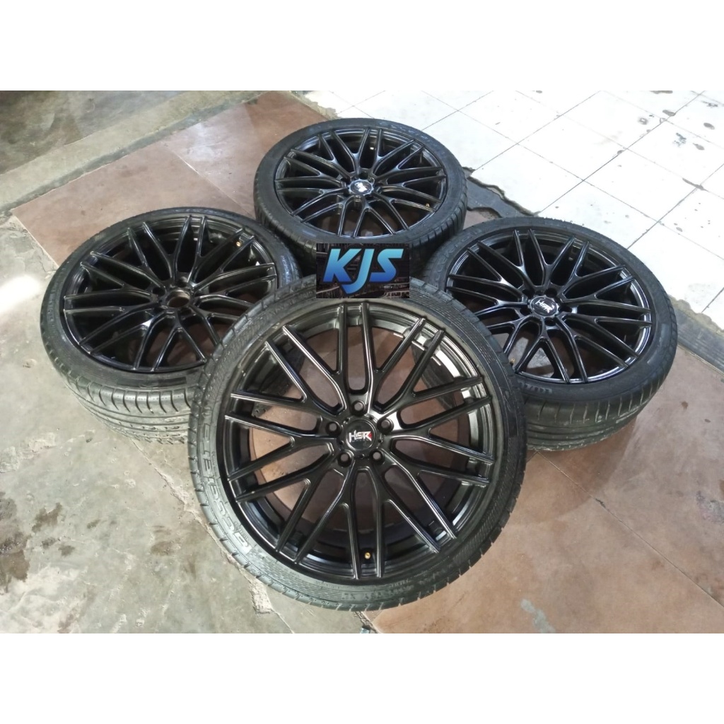 Velg Bekas Mobil Mercy Ring 19 HSR Ampana Pcd 5x112 Ban 245/40 R19 Buat Mercy Innova CRV HRV Civic C