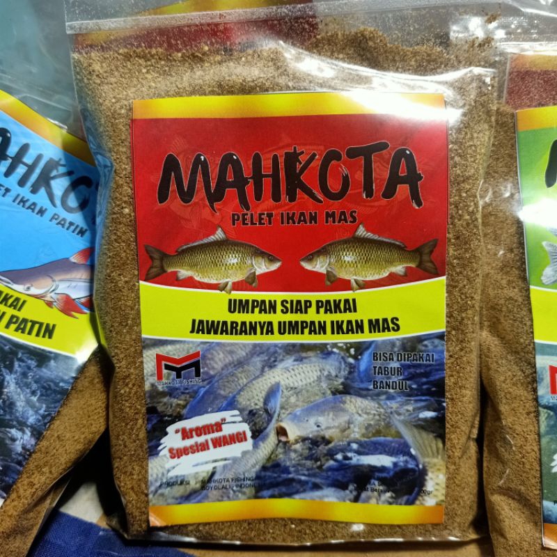 Pelet Mahkota Pelet Ikan Mas Babon Rame Pelet Amis Wangi Udang Mancing