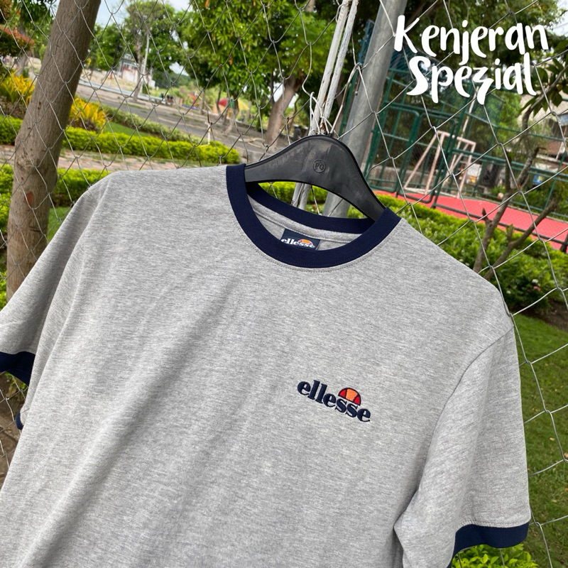 Ellesse Ringer Tee Grey