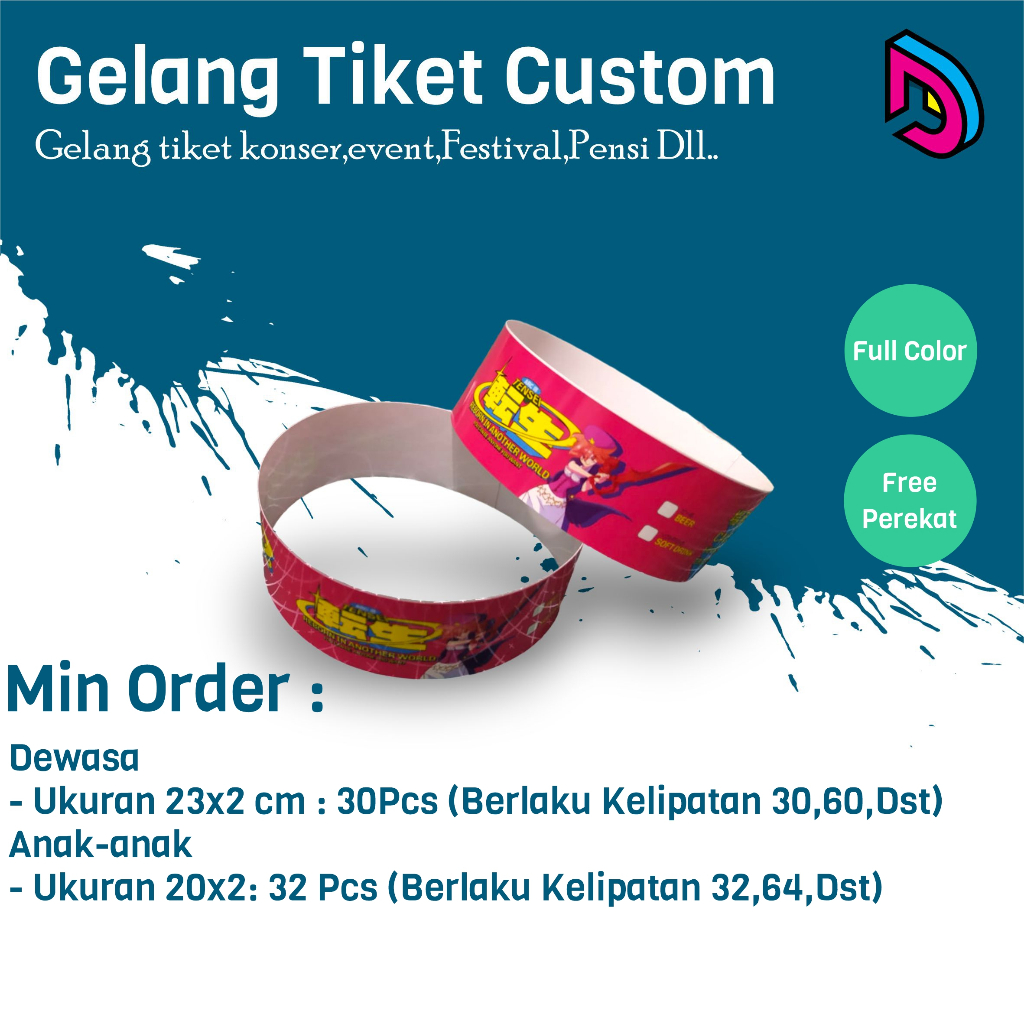 

TIKET GELANG CUSTOM | GELANG TIKET EVENT | GELANG TIKET CUSTOM MURAH | GELANG TIKET KONSER | GELANG TIKET SEMINAR