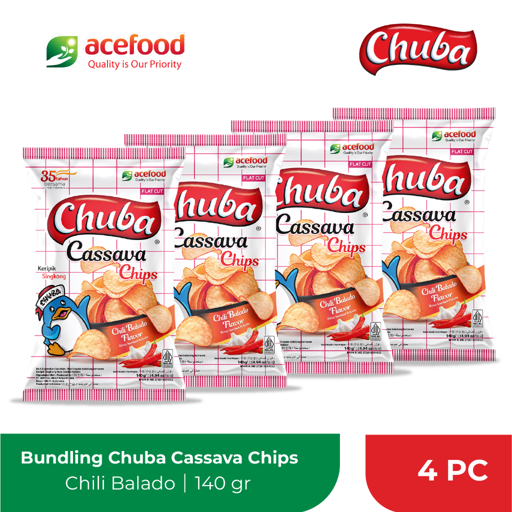 

Chuba Pasti Rame - Rasa Sambal Balado 140 Gr - 4 pcs