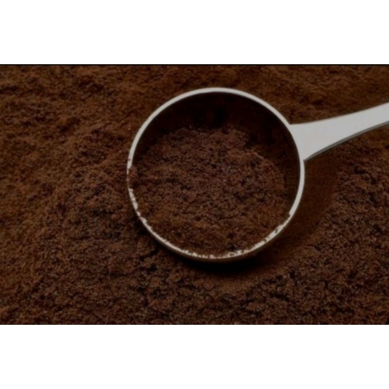 

Kopi hitam gilingan murni kemasan 250gram cocok untuk warkop