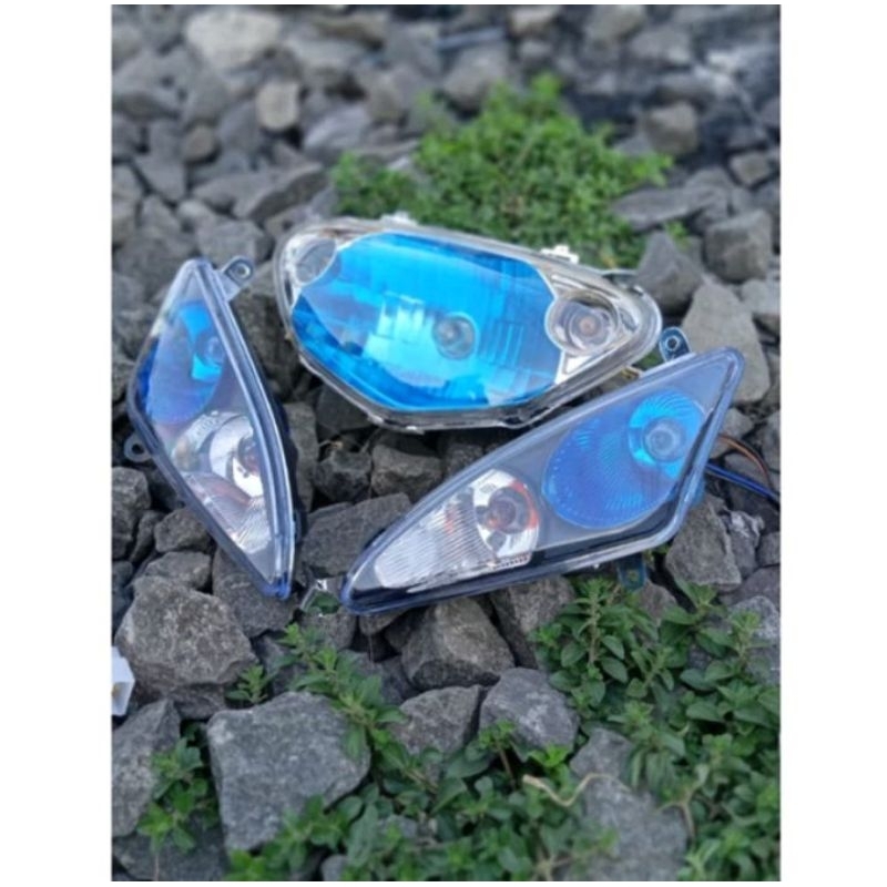 Reflektor Plus Mika Kaca Lampu Depan Mio Sporty Mio Lama Custom Model MX