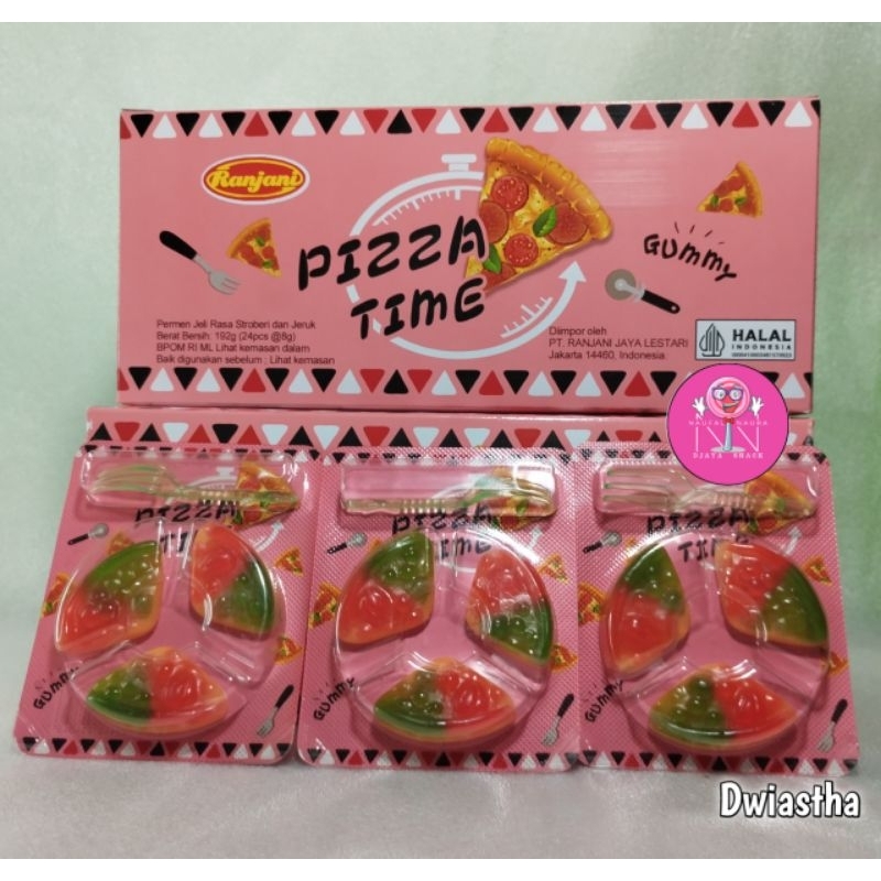 

GUMMY PIZZA TIME KENYAL ISI 24 PCS