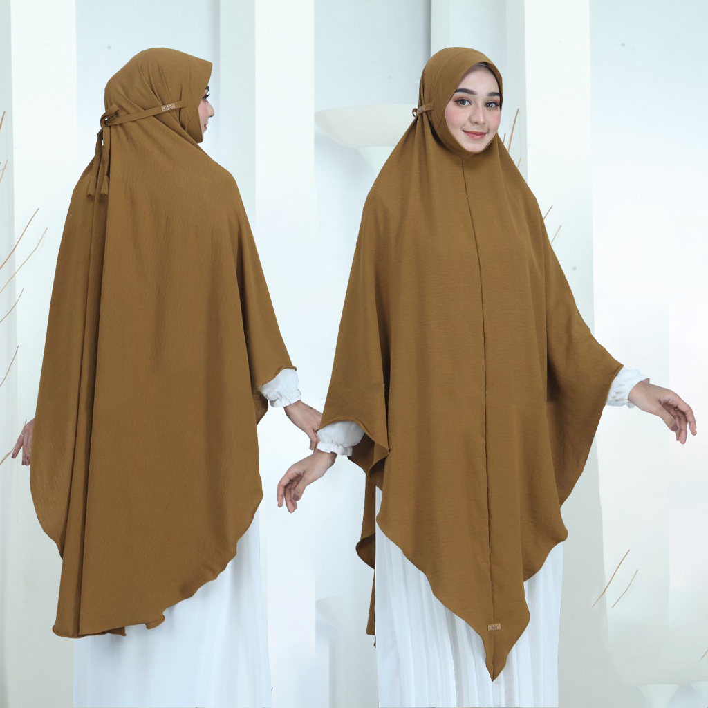 BISA COD Hijab Syari Dagu Kode AMDENE Bahan Kringkel Premium By Ory AjeZas Collection