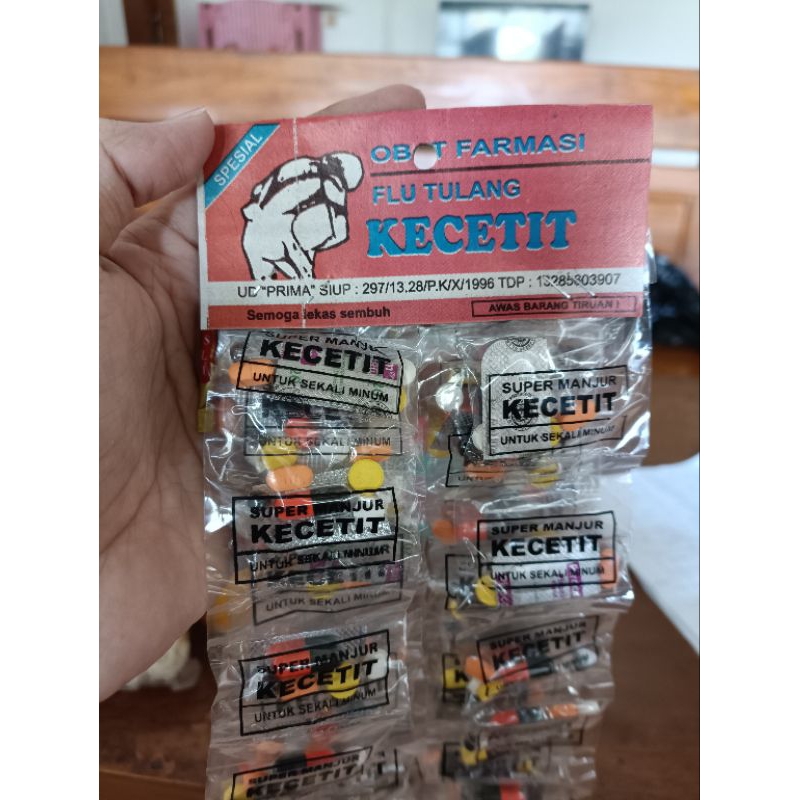 Obat Flu Tulang Farmasi Kecetit