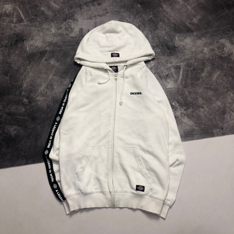 dickies taped zipp hoodie