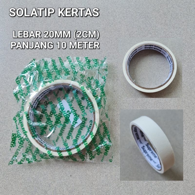 

Solatip/Selotip Kertas Lebar 2 CM, Panjang 10 METER