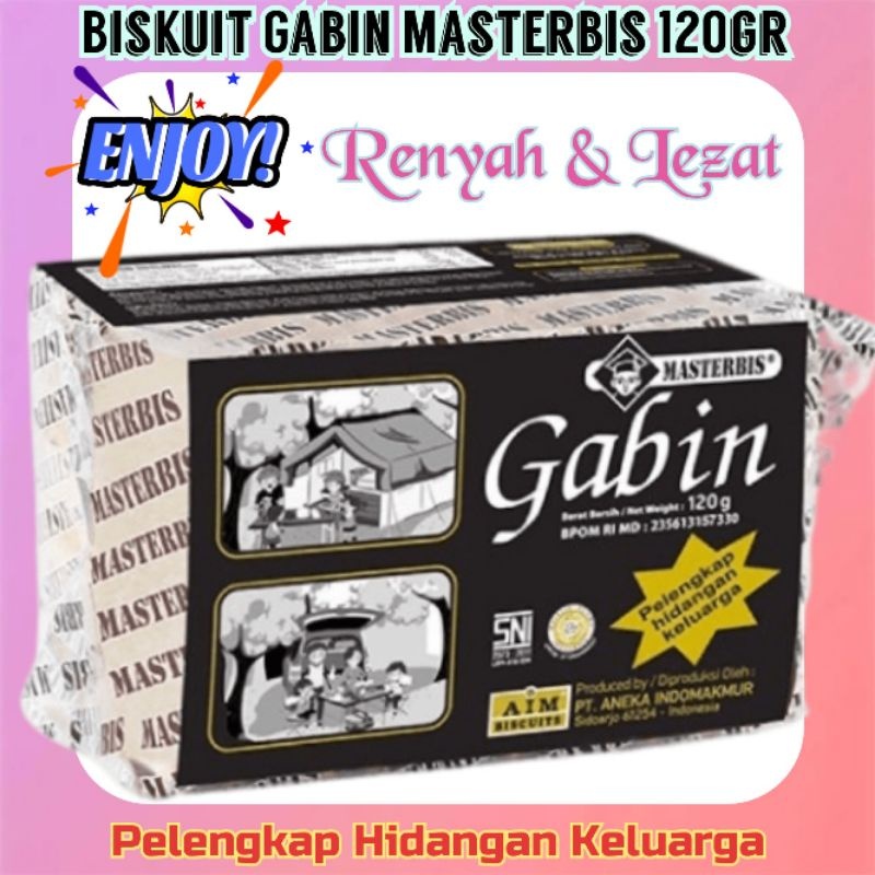 

Biskuit Gabin Masterbis Super Renyah - 120gr