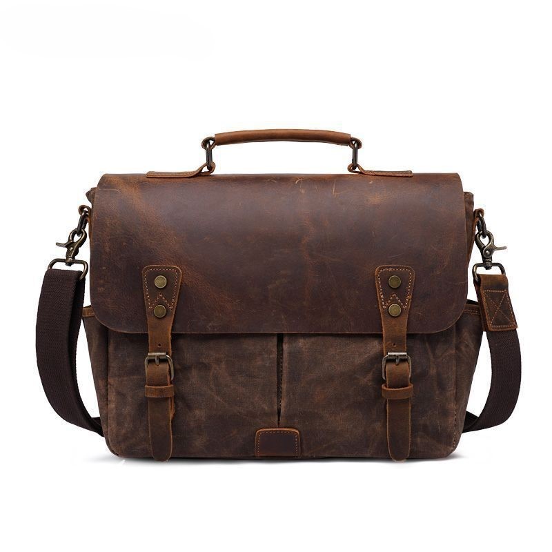 tas kerja tas kulit pria VINTAGE_tas laptop,tas selempang kulit crezy horse tas kulit sapi retro