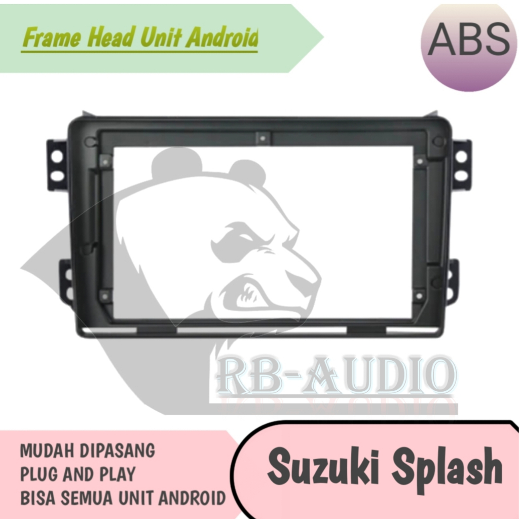 Frame Head unit Android Suzuki Splash 9 inch