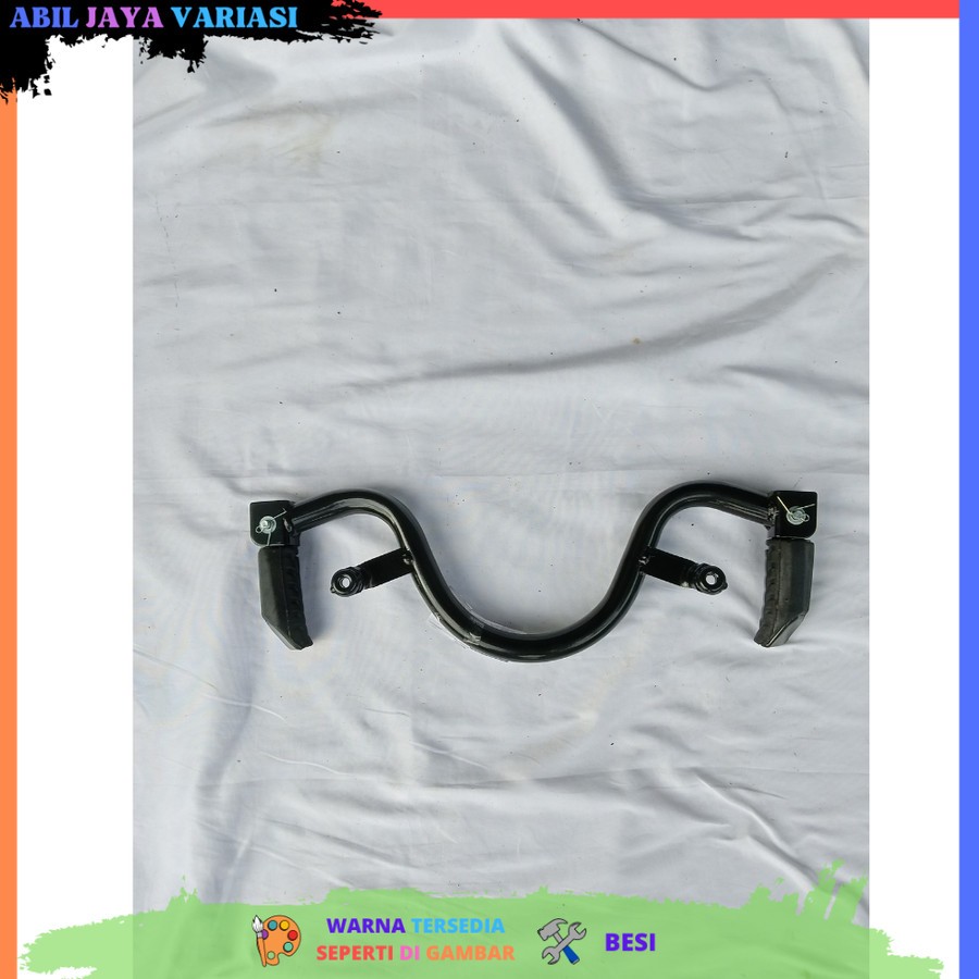 BASTEP FOOTSTEP PIJAKAN DEPAN HONDA BEAT FI 2013-2015 - BESI SAJA