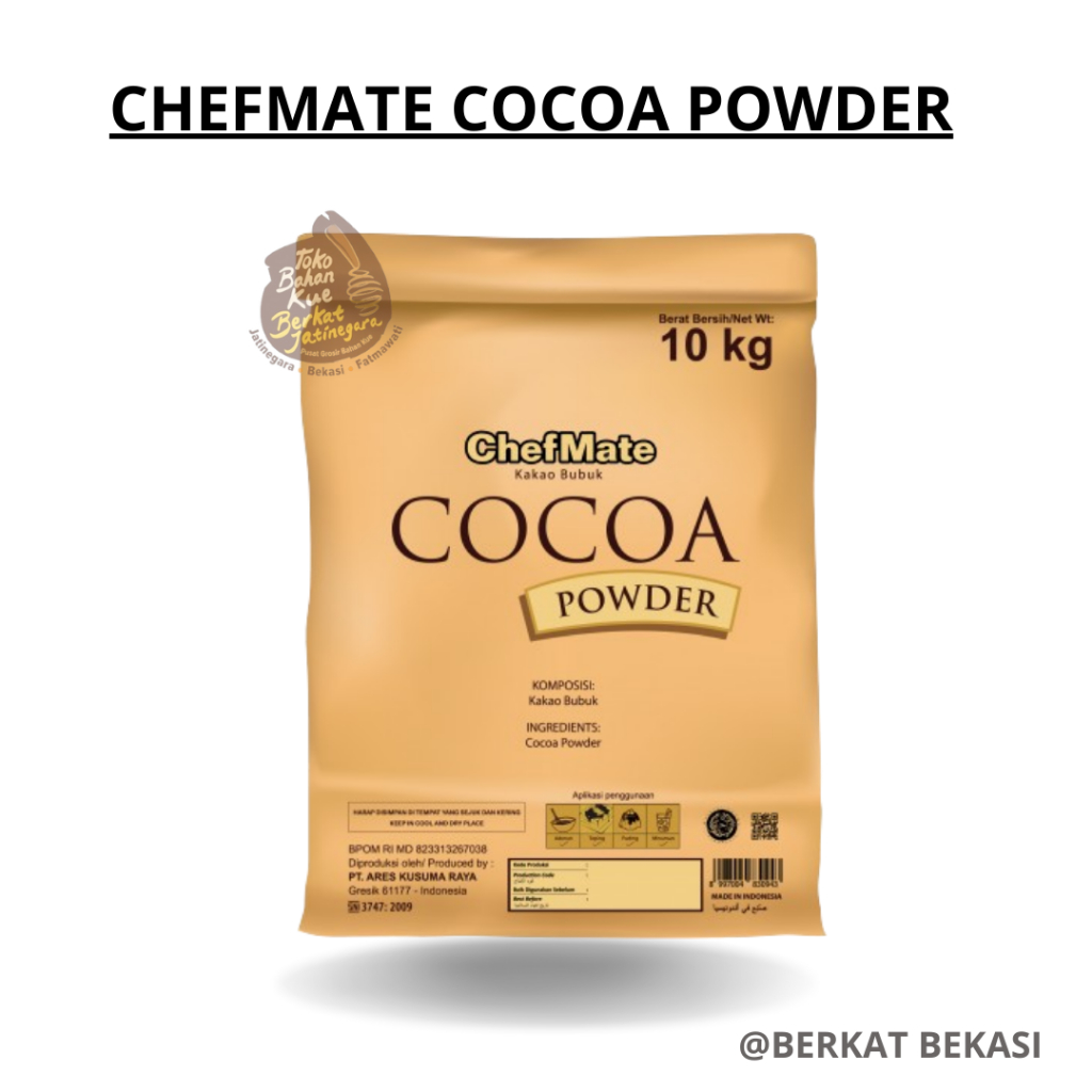 

CHEFMATE COCOA POWDER / COKLAT BUBUK CHEFMATE 10 KG