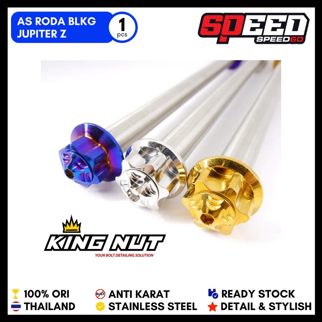 As Roda Belakang Jupiter Z Probolt Thailand Stainless King Nut