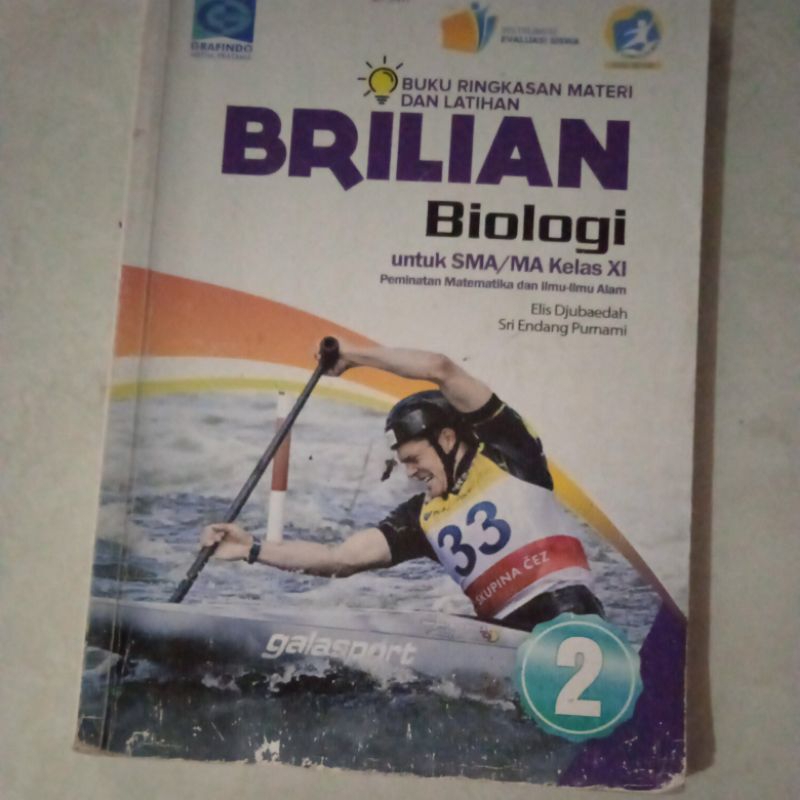

buku paket ringkasan materi dan latihan brilian biologi SMA kela 11