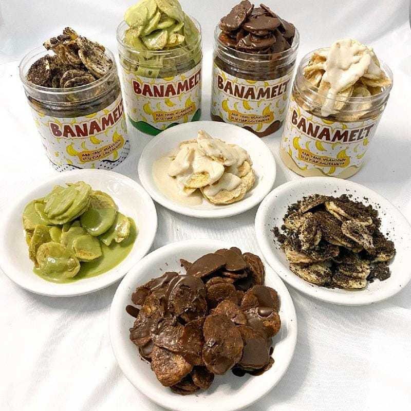

Banamelt~Keripik Pisang Lumer Coklat Toples Isi 250gr