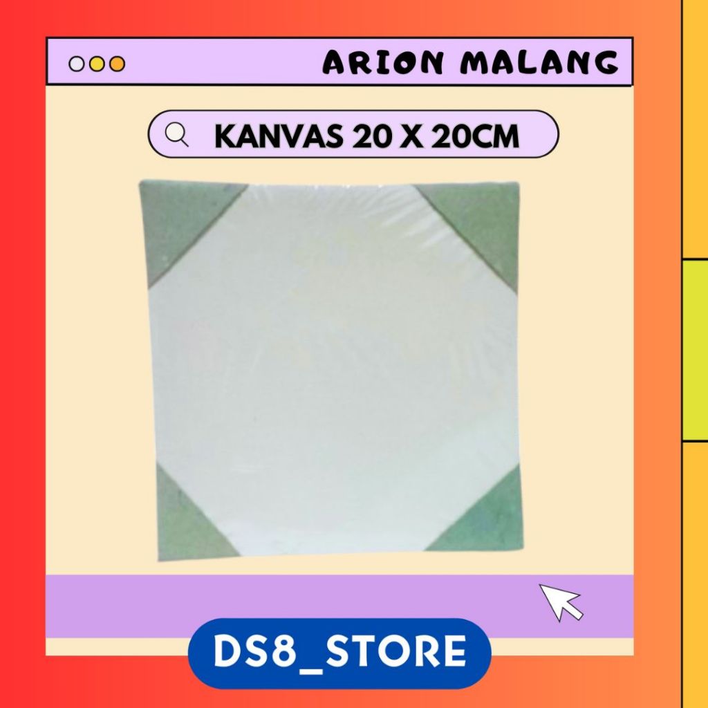 

Kanvas Lukis 20x20 cm POLOS BIASA