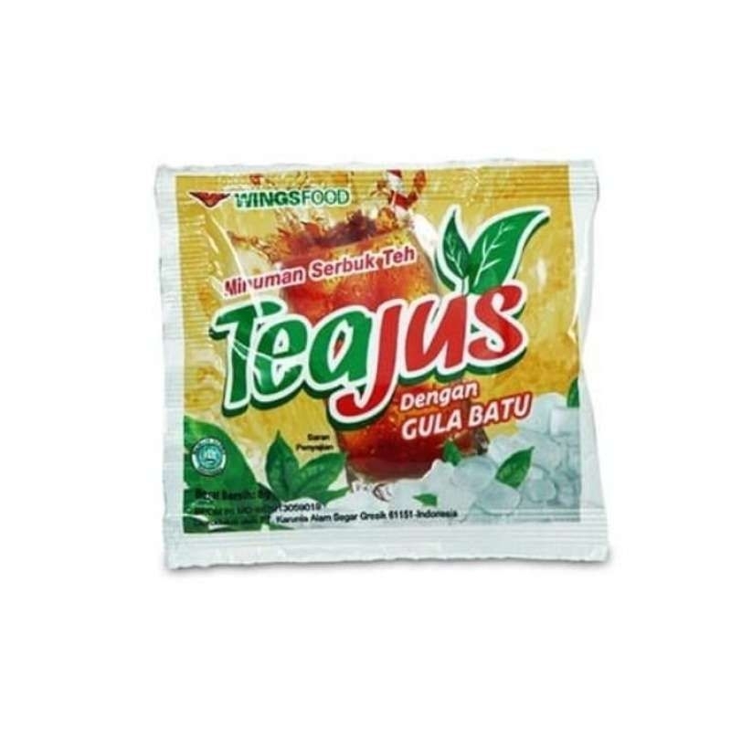 

tea jus gula batu 6g 1 renceng isi 10 pcs