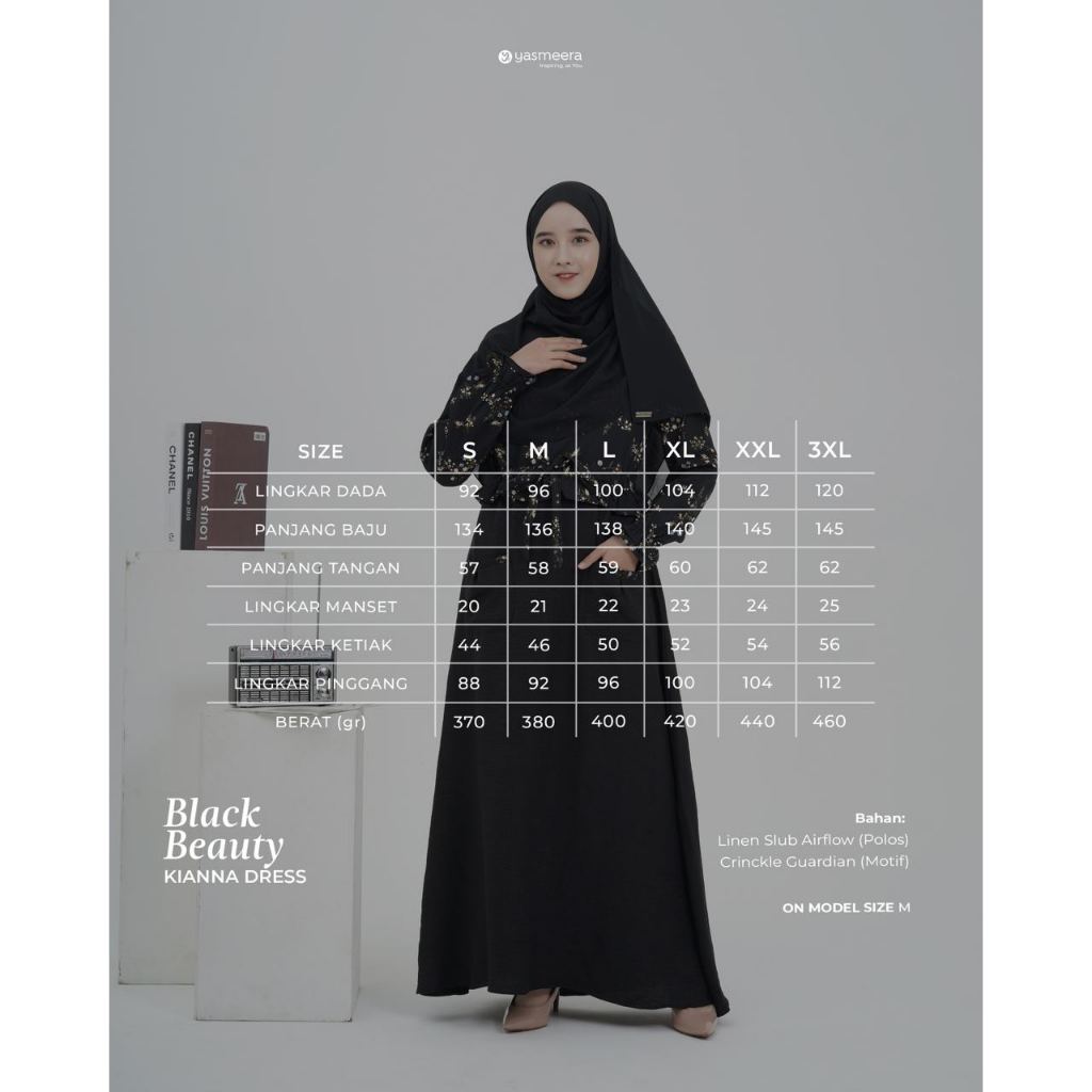 Yasmeera- Gamis Kianna Cantik Dress Only